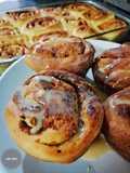 سينامون رول القرع (اليقطين) Pumpkin Cinnamon Rolls 🎃🎃🎃