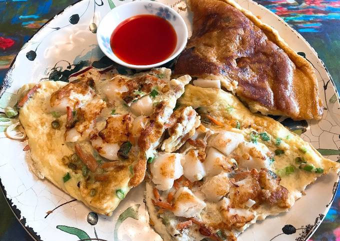 Scallop Egg Foo Young Recipe by Note-a-licious - Cookpad