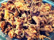 A picture of deep fried squid