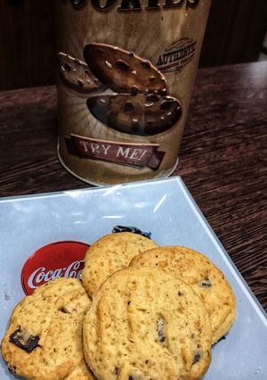 Amerikai mogyoróvajas-csokis cookies rizslisztből recept fotója