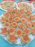 Mini tartas de piña y manzana