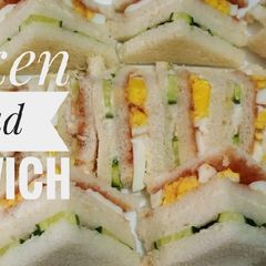 A picture of Chicken spread sandwich.