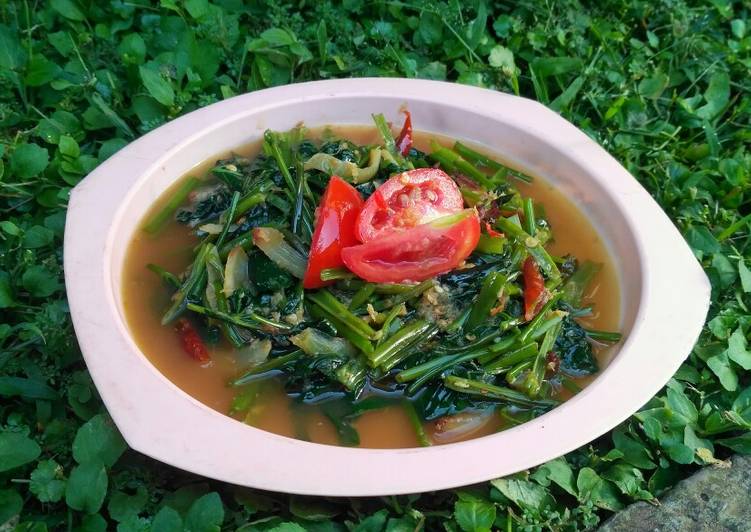 Tumis Kangkung bumbu kencur