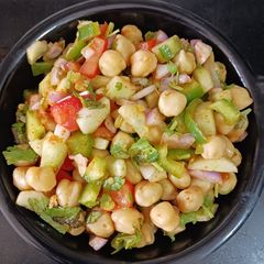 A picture of Chick pea Salad.