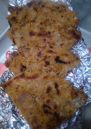 पनीर और प्याज़ का पराठा (paneer aur pyaz ka paratha recipe in Hindi) रेसिपी मुख्य फोटो