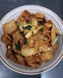 三杯豆皮（方便素）（快速料理）（簡單料理）（省錢料理）（常備料理）（下酒菜）