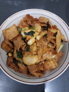 三杯豆皮(方便素)(快速料理)(簡單料理)(省錢料理)(常備料理)(下酒菜) 的食譜成品照片