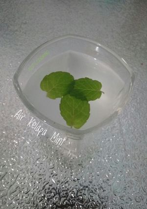 Foto resep Air Kelapa Mint