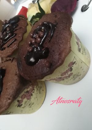 عکسی از دستور کاپ کیک شکلاتی☕☕