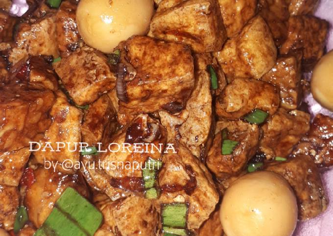 Resep Menu T Tahu Tempe Telur Bumbu Kecap Oleh Dapur Loreina Trisna Putri Cookpad