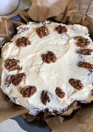Répatorta mascarpone krémmel recept fotója
