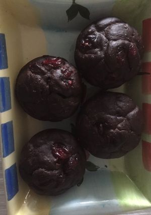 Una foto de Muffins de harina de algarroba