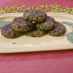 A picture of Baked Green gram tikki.