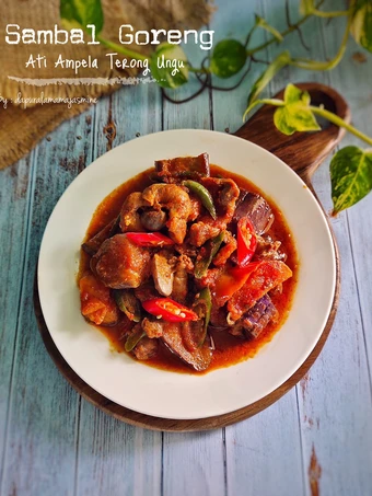 Cara Gampang Membuat Resep  Sambal Goreng Ati Ampela Terong Ungu yang Bisa Manjain Lidah, Menggugah Selera