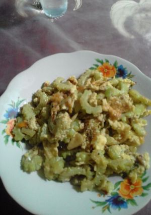 Foto resep Egg bitter guard (pare telur)