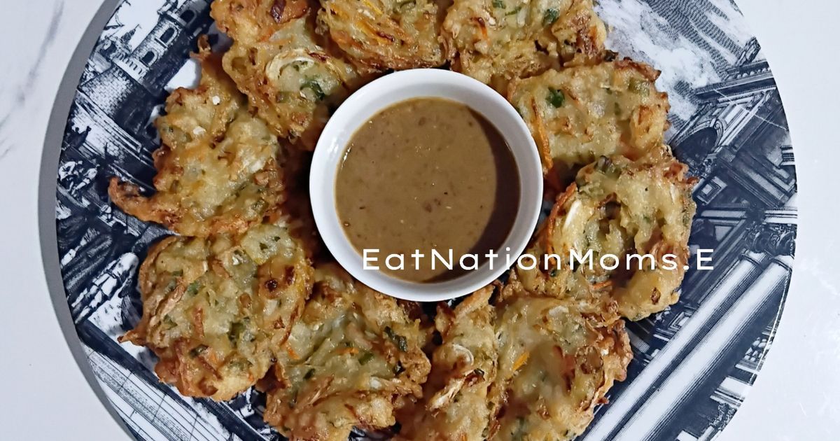 Bakwan Sayur Sambal Kacang