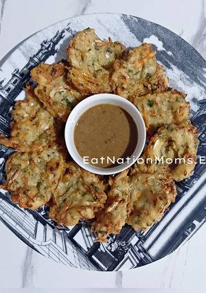 Foto resep Bakwan Sayur Sambal Kacang