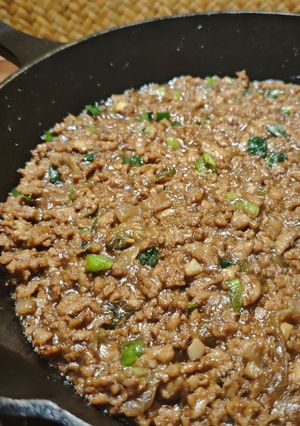 Foto resep Ayam Cincang Kecap Isian Bakpau