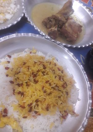 عکسی از دستور زرشک پلو ارزو پز😎