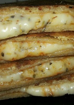 A picture of Cheese brust paratha.