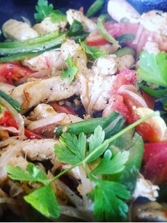 Una foto de Fajitas de pollo