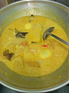 Foto resep Sayur kari telor,tahu dan tempe
