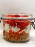 Cheesecake alle fragole con crema di ricotta