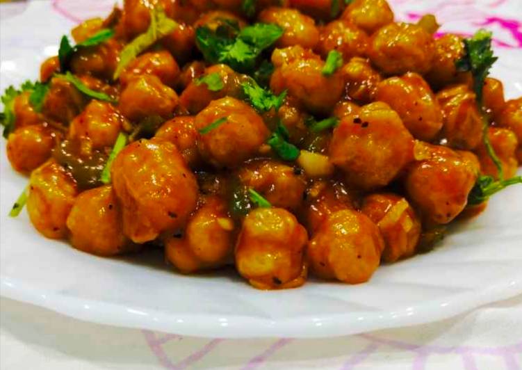 Easiest Way to Prepare Any-night-of-the-week Chana chilli