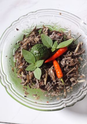 Foto resep Gammi' Mairo (ikan teri tumbuk)
