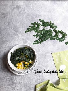 Foto resep Sayur daun kelor jagung manis