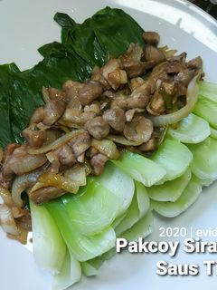 Foto resep Pakcoy Siram Jamur Saus Tiram