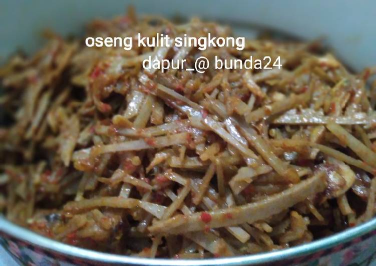 Bahan mengolah Oseng Litkong(kulit singkong), Enak