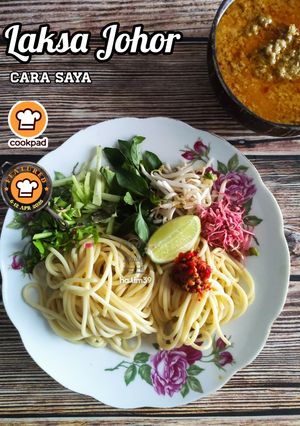 Gambar Laksa Johor (Cara Saya)