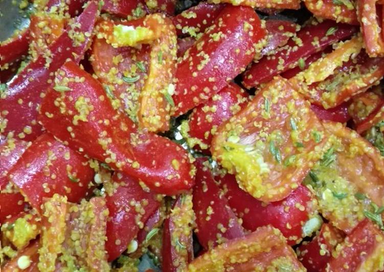 How to Best Appetizing Lal mircha achar