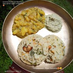 A picture of RAVA IDLI😍.