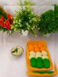 Tricolour Mini Idli