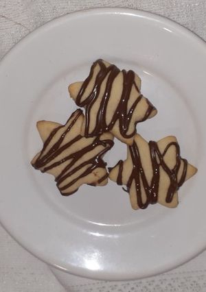 Una foto de Galletitas de limón con chocolate