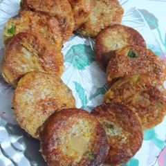 Raw banana kabab A picture of Raw banana kabab.