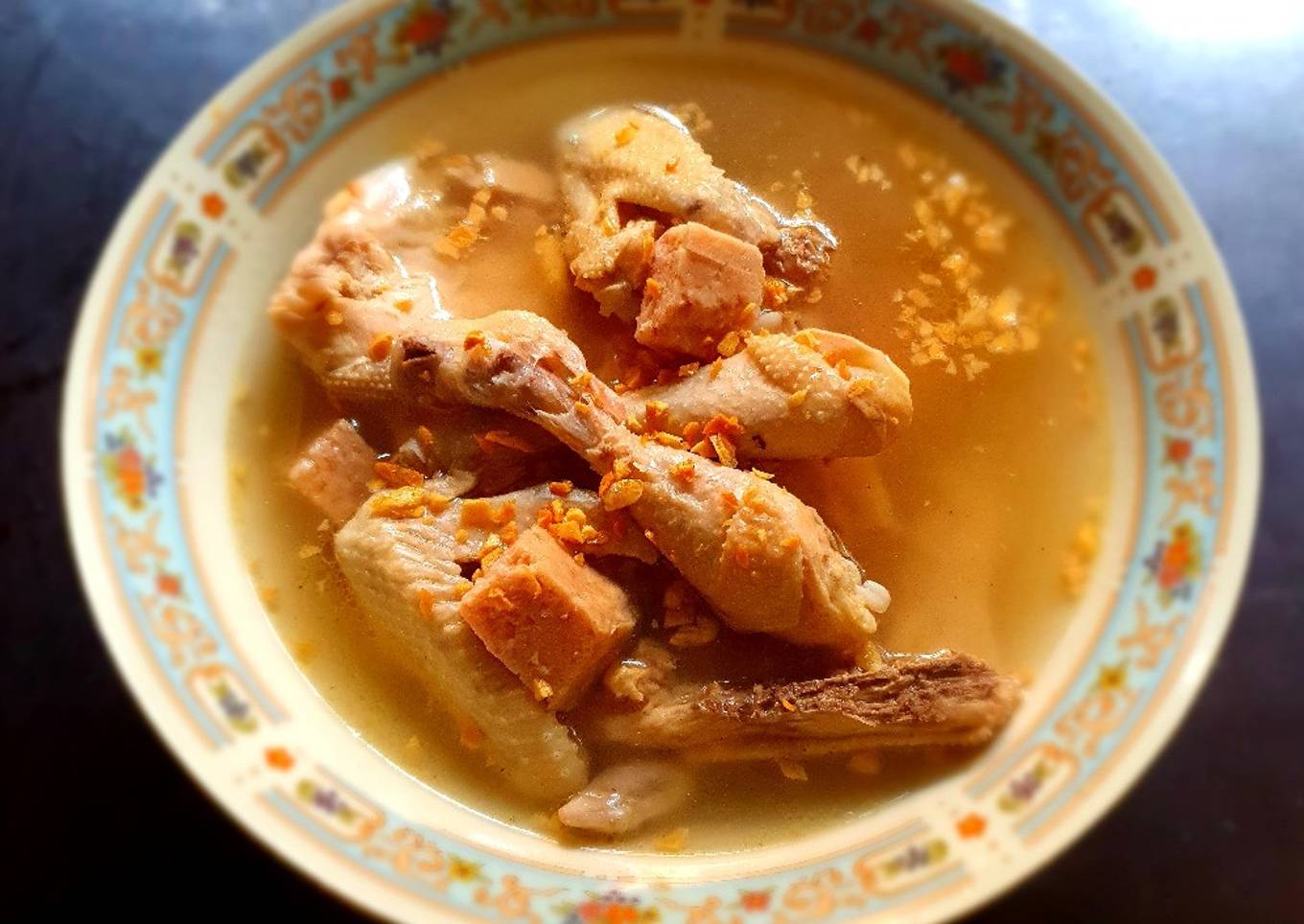 Sup Ayam Bening/Ayam Tim