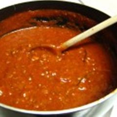 A picture of Peanut kara chutney.