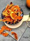 Snack di bucce di arancia