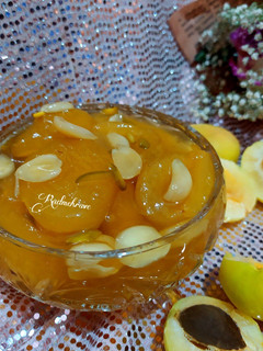 عکسی از دستور مربای زردآلو