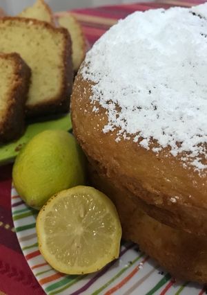 Una foto de Queque básico de limón