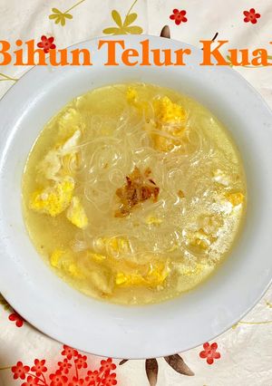 Foto resep Bihun telur kuah