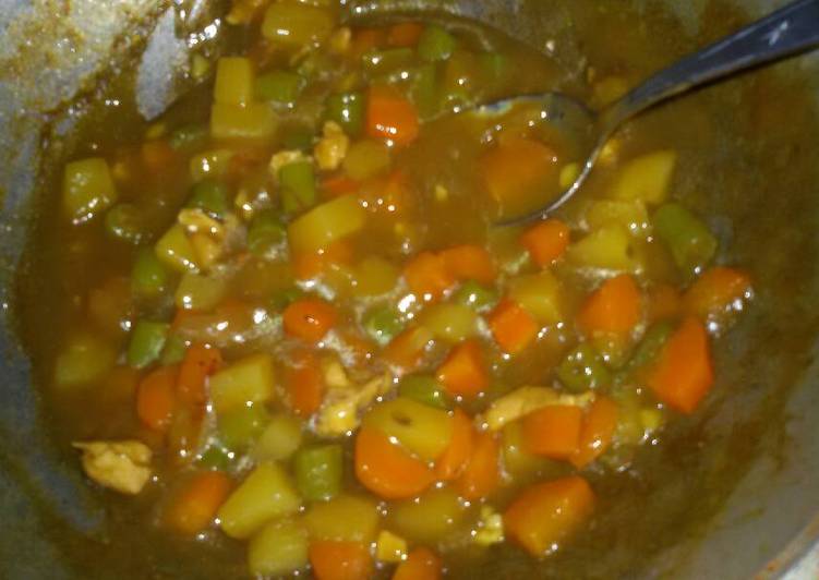 Resep: saat makan malam20. Simple curry Japan