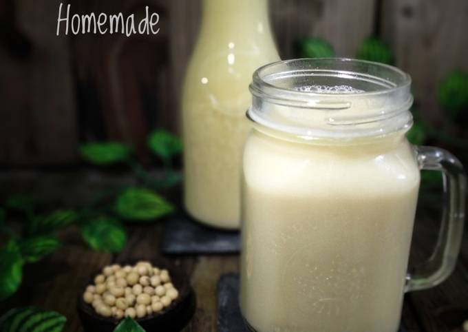 Resep Susu Kedelai Homemade Oleh Anik P Won Qulo Cookpad