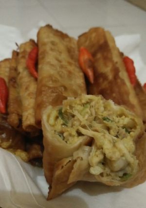 Foto resep Martabak kulit pangsit gulung