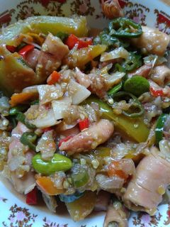 Foto resep Tumis cumi asin sederhana