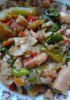 Foto resep Tumis cumi asin sederhana