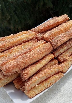 Túrós- sajtos rúd recept fotója